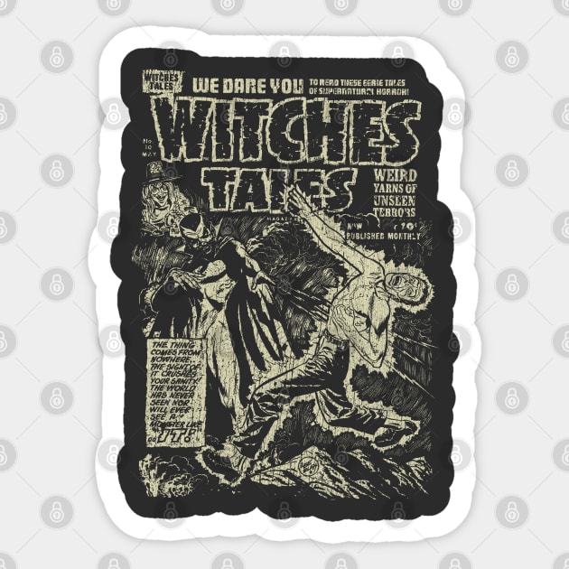 Witches Tales No. 10 1952 Sticker by JCD666